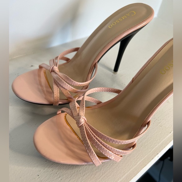 Pink Mule Sandal Heel - 9 - Picture 5 of 9